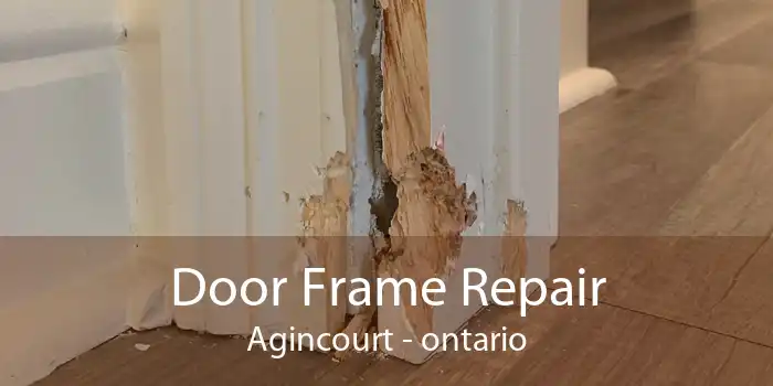 Door Frame Repair Agincourt - ontario