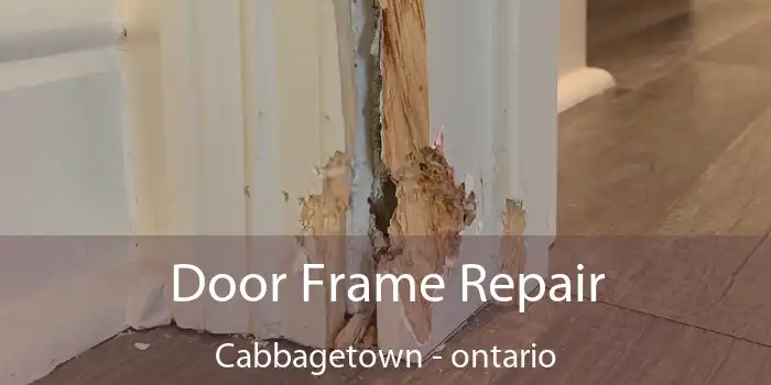 Door Frame Repair Cabbagetown - ontario