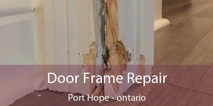 Door Frame Repair Port Hope - ontario