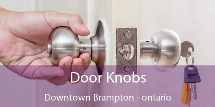Door Knobs Downtown Brampton - ontario