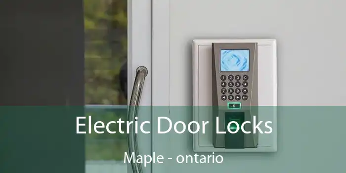 Electric Door Locks Maple - ontario