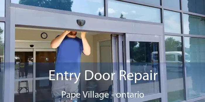 Entry Door Repair Pape Village - ontario