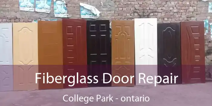 Fiberglass Door Repair College Park - ontario