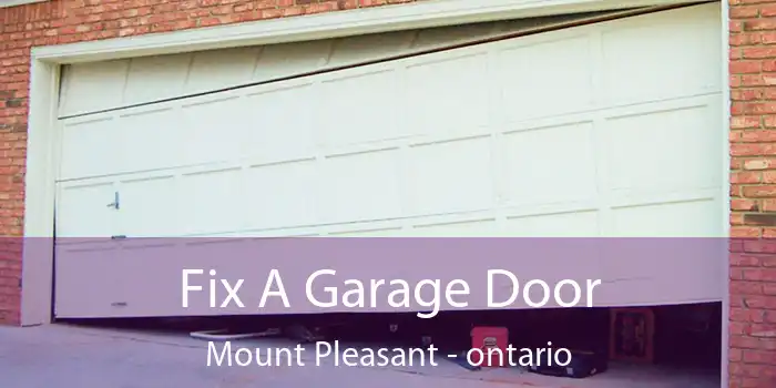 Fix A Garage Door Mount Pleasant - ontario