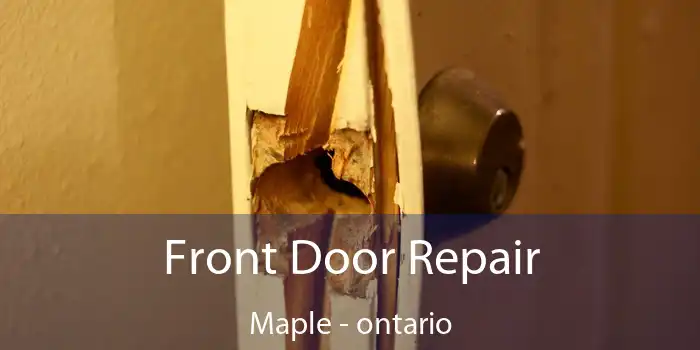 Front Door Repair Maple - ontario
