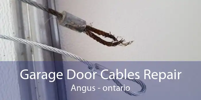 Garage Door Cables Repair Angus - ontario