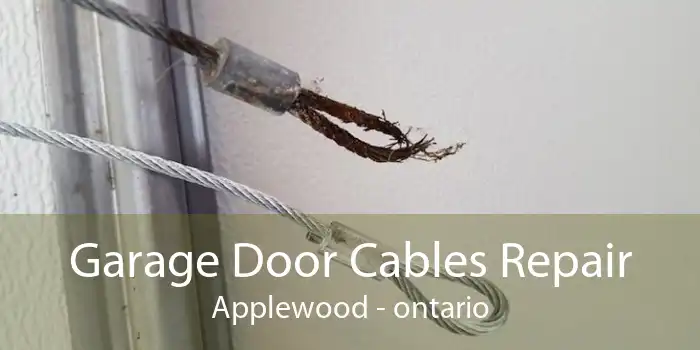 Garage Door Cables Repair Applewood - ontario