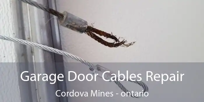 Garage Door Cables Repair Cordova Mines - ontario