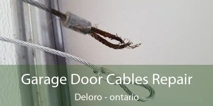 Garage Door Cables Repair Deloro - ontario