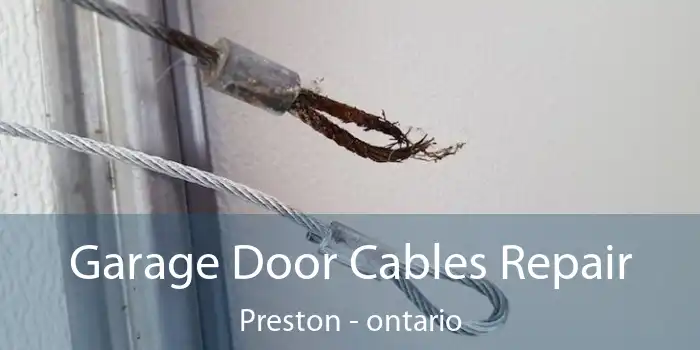 Garage Door Cables Repair Preston - ontario