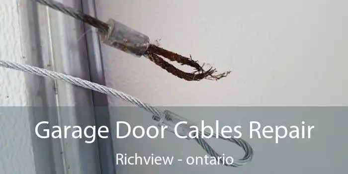 Garage Door Cables Repair Richview - ontario