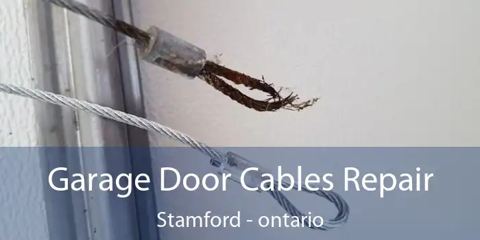 Garage Door Cables Repair Stamford - ontario