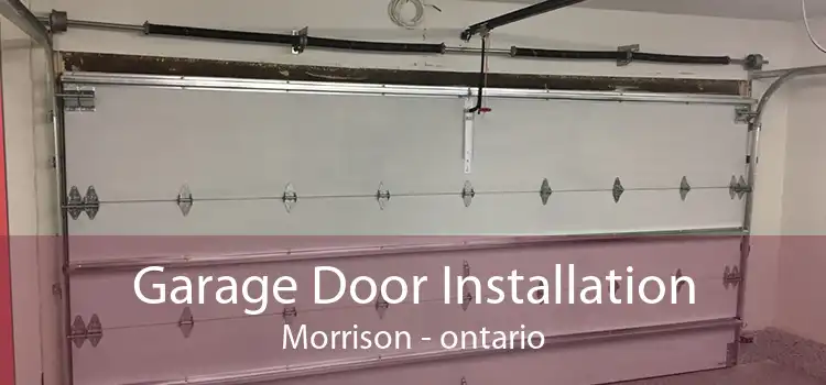 Garage Door Installation Morrison - ontario