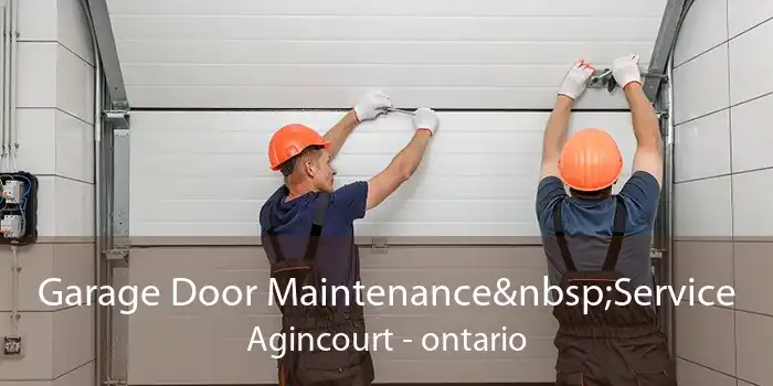 Garage Door Maintenance Service Agincourt - ontario