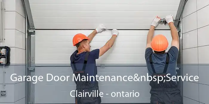 Garage Door Maintenance&nbsp;Service Clairville - ontario