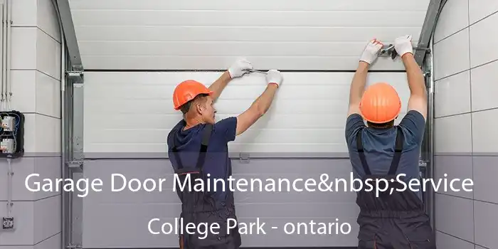 Garage Door Maintenance&nbsp;Service College Park - ontario