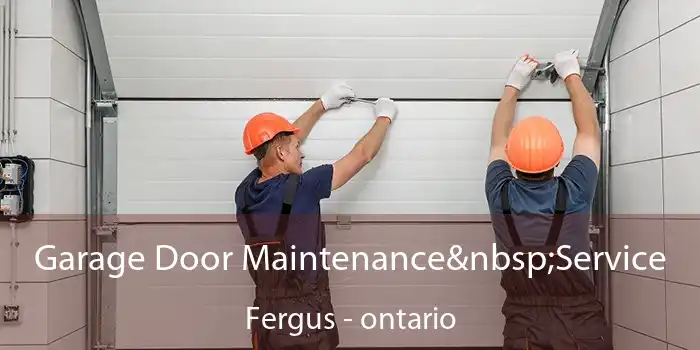Garage Door Maintenance Service Fergus - ontario