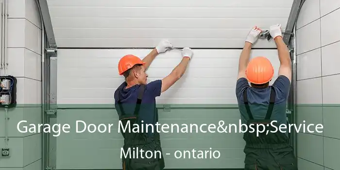 Garage Door Maintenance Service Milton - ontario
