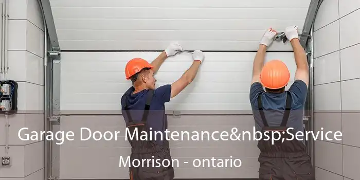 Garage Door Maintenance Service Morrison - ontario