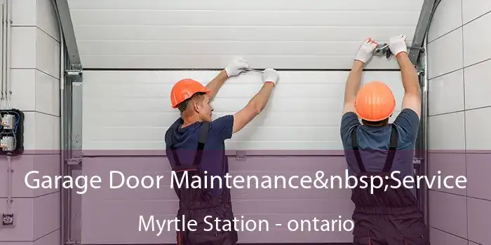 Garage Door Maintenance Service Myrtle Station - ontario