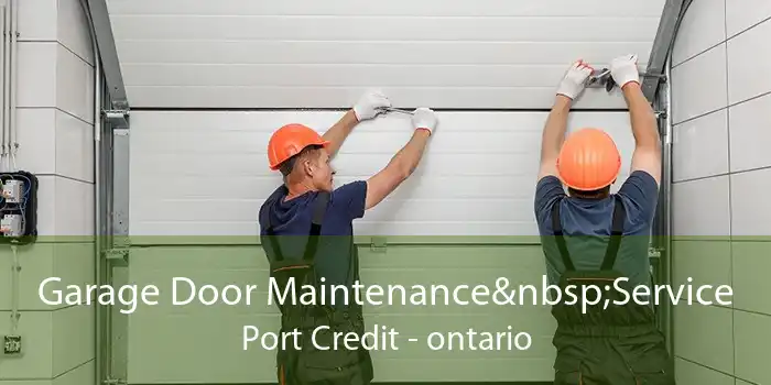 Garage Door Maintenance Service Port Credit - ontario