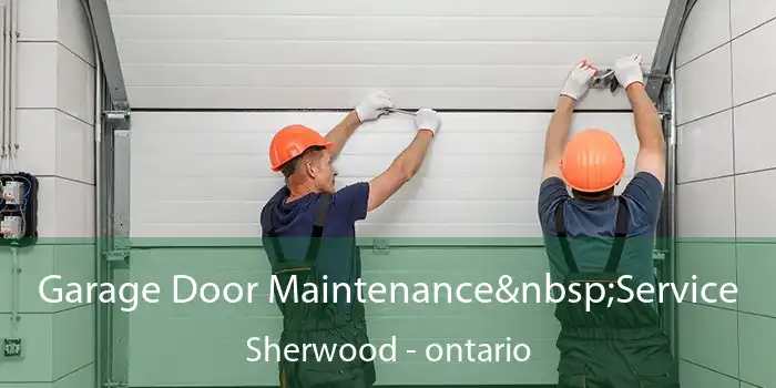 Garage Door Maintenance Service Sherwood - ontario