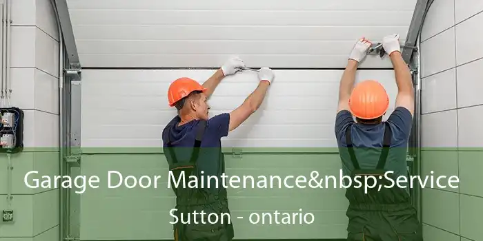 Garage Door Maintenance Service Sutton - ontario