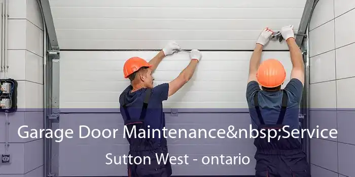 Garage Door Maintenance Service Sutton West - ontario