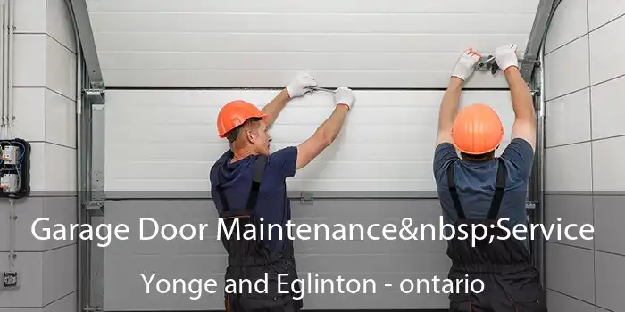 Garage Door Maintenance Service Yonge and Eglinton - ontario