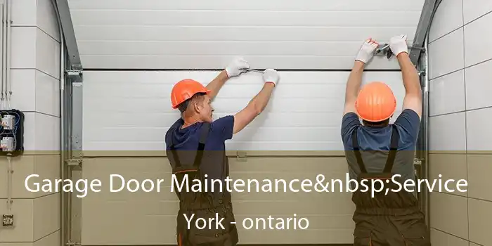 Garage Door Maintenance Service York - ontario