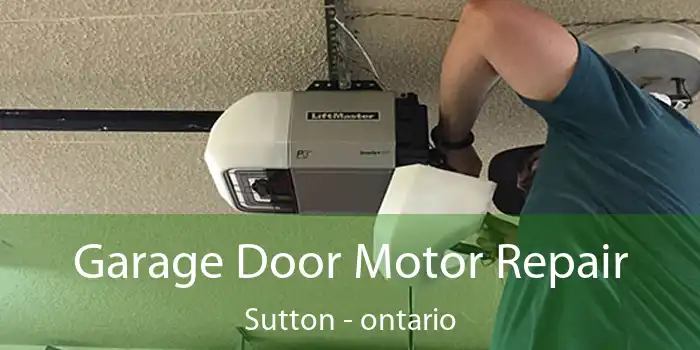 Garage Door Motor Repair Sutton - ontario