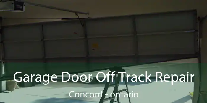Garage Door Off Track Repair Concord - ontario