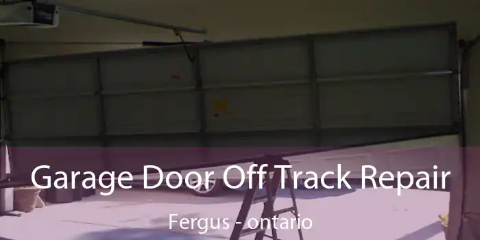 Garage Door Off Track Repair Fergus - ontario