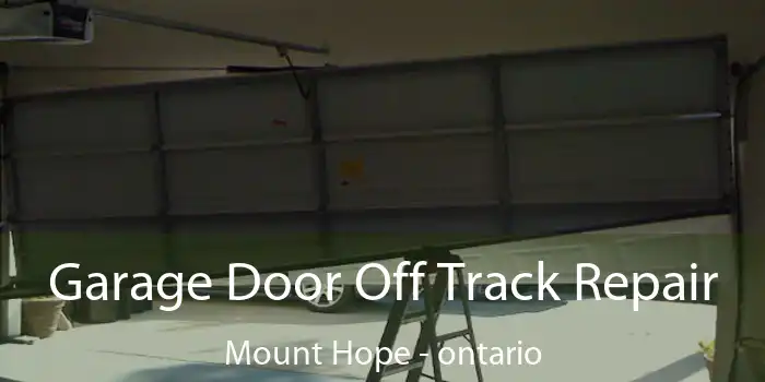 Garage Door Off Track Repair Mount Hope - ontario