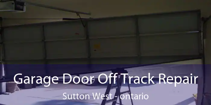 Garage Door Off Track Repair Sutton West - ontario