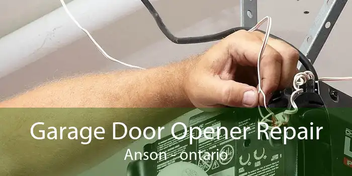 Garage Door Opener Repair Anson - ontario