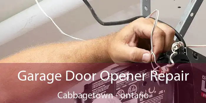 Garage Door Opener Repair Cabbagetown - ontario