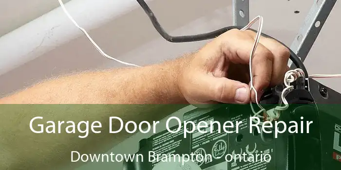 Garage Door Opener Repair Downtown Brampton - ontario