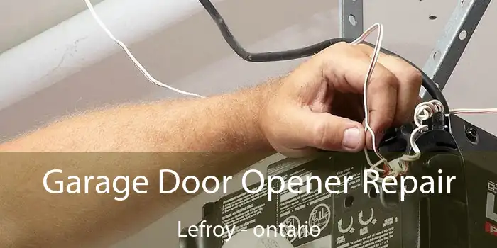 Garage Door Opener Repair Lefroy - ontario