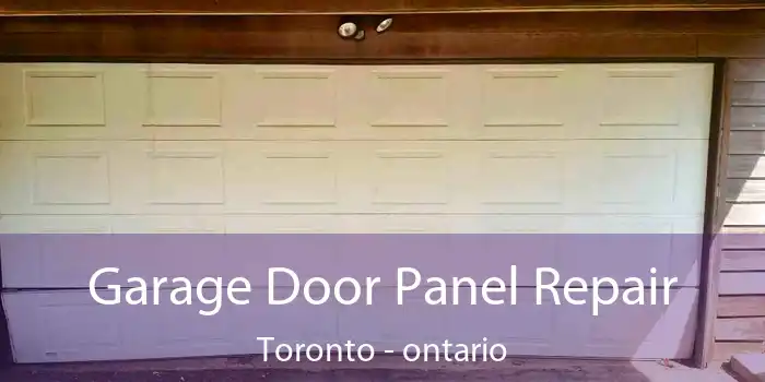 Garage Door Panel Repair Toronto - ontario