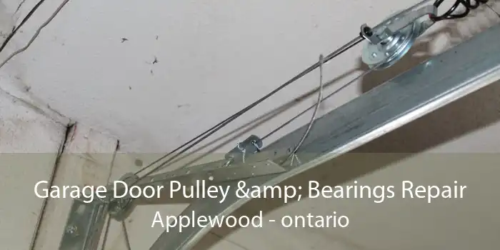 Garage Door Pulley & Bearings Repair Applewood - ontario