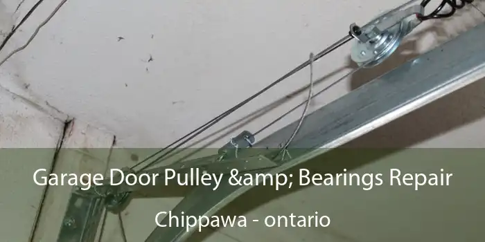 Garage Door Pulley & Bearings Repair Chippawa - ontario