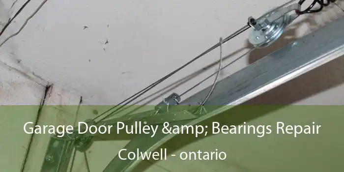 Garage Door Pulley & Bearings Repair Colwell - ontario