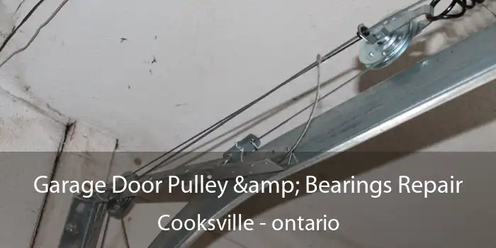 Garage Door Pulley & Bearings Repair Cooksville - ontario