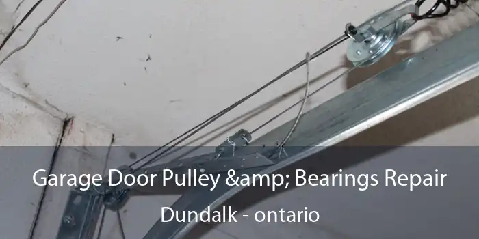 Garage Door Pulley & Bearings Repair Dundalk - ontario