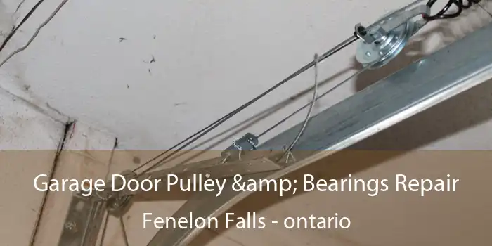 Garage Door Pulley & Bearings Repair Fenelon Falls - ontario