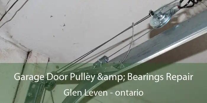 Garage Door Pulley & Bearings Repair Glen Leven - ontario