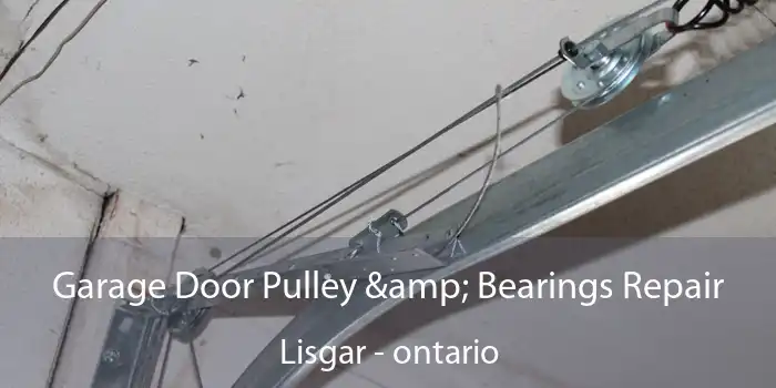 Garage Door Pulley & Bearings Repair Lisgar - ontario
