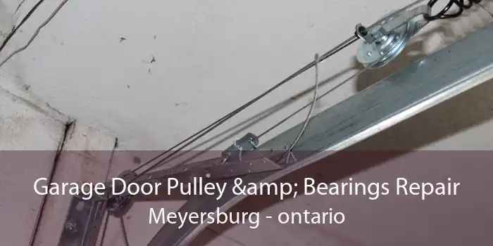 Garage Door Pulley & Bearings Repair Meyersburg - ontario