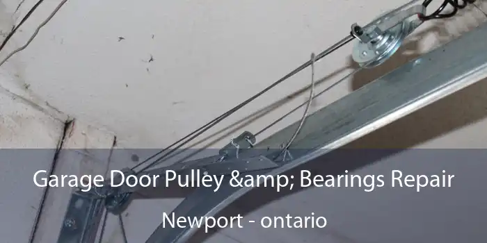 Garage Door Pulley & Bearings Repair Newport - ontario